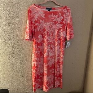 NWT Karen Scott Dress Floral Print Stretch Casual Lounge Summercore Size Medium